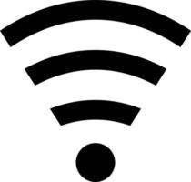 Signal, internet, or wifi simple icon vector
