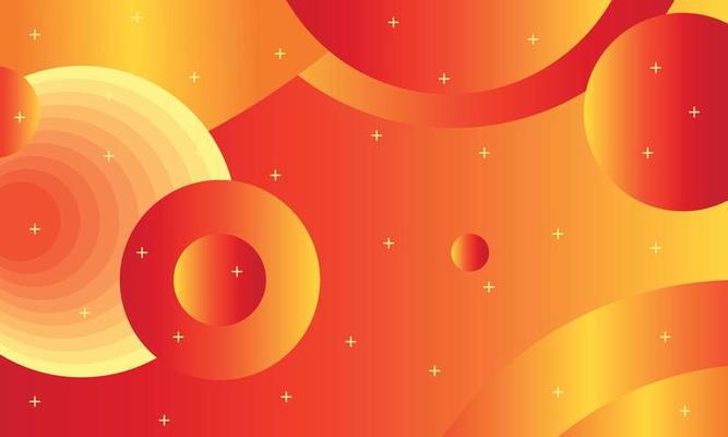 abstract round layer vibrant background template