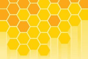 Hexagon honeycomb background template for banner, or poster vector