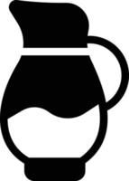 jug vector illustration on a background.Premium quality symbols.vector icons for concept and graphic design.