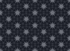 Five-pointed Star Pattern Seamless Background Monotone vector