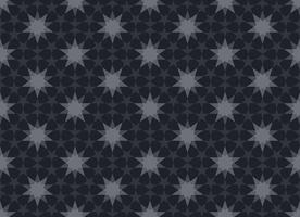 Five-pointed Star Pattern Seamless Background Monotone vector