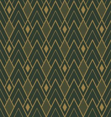 Gold Diamond Shape Background Seamless Geometric Pattern