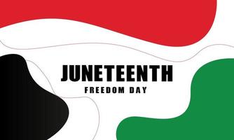 Juneteenth Freedom Day Background Design. Vector Illustration.