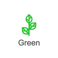 green house logo design vector template. vector illustration