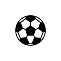 fútbol, deporte, pelota, juego línea sólida icono vector ilustración logotipo plantilla. adecuado para muchos propósitos.