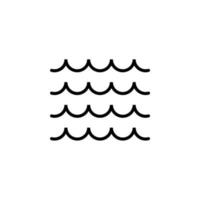 gota de agua, agua, gota, plantilla de logotipo de ilustración de vector de icono de línea sólida líquida. adecuado para muchos propósitos.