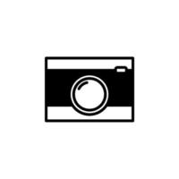 Camera, Photography, Digital, Photo Solid Line Icon Vector Illustration Logo Template. Suitable For Many Purposes.