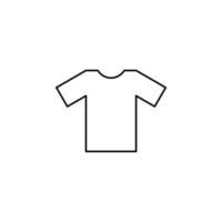 Shirt, Fashion, Polo, Clothes Thin Line Icon Vector Illustration Logo Template. Suitable For Many Purposes.