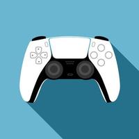 Next generation game controller with blue background vector