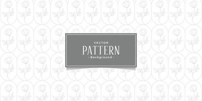 feminine seamless flower pattern oriental style, grey and white colors, vector pattern background.