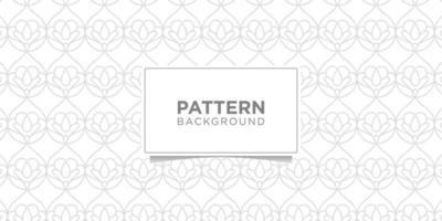 ornate leaves line seamless pattern on gray background design vector