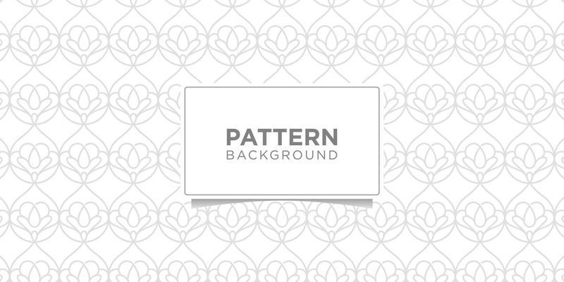 ornate leaves line seamless pattern on gray background design