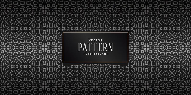 Art deco golden geometric flower seamless patterns background, luxury ornaments. Premium Vector