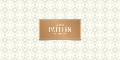 patrón lineal creativo minimalista floral abstracto sin fisuras en vector premium de estilo oriental