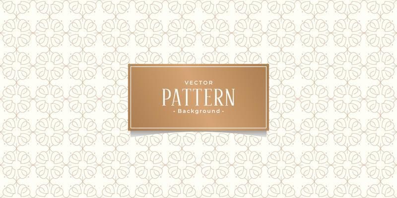 Seamless abstract floral minimalist creative linear pattern in oriental style Premium Vector