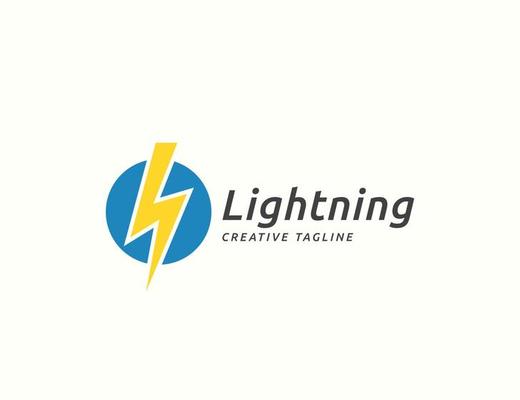 Lightning logo design
