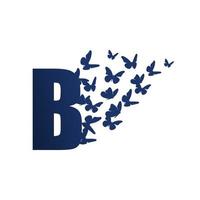 Initial B Butterfly Freedom vector