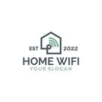 Smart Home, studio, wifi, connect logo design illustration vector