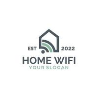 Smart Home, studio, wifi, connect logo design illustration vector