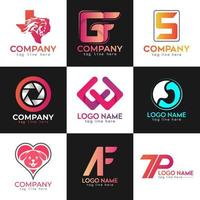 Minimalist And Modern Letter Some Logo Collection. Custom Design And Vector. vector