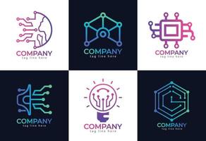 Best Simple Technology Some Logo Set, Vector And Quality Logo Design And Concept.