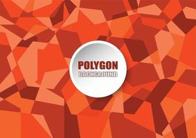 Polygonal Abstract Lush Lava vector