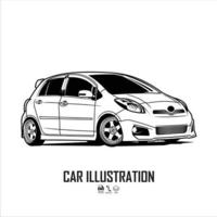 CAR ILLUSTRATION, READY FORMAT EPS 10 vector