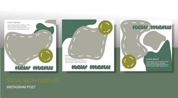 Creative cover simple liquid design vector for Social media, Editable background collection