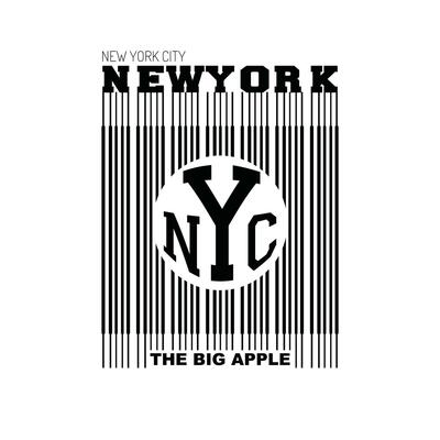 NY NEW YORK,Modern of typography and lettering graphic design in Vector illustration.Tshirt,clothing,apparel and other uses