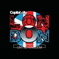 London,element of men fashion and modern city in typography graphic design.Vector illustration.Tshirt,clothing,apparel and other uses vector