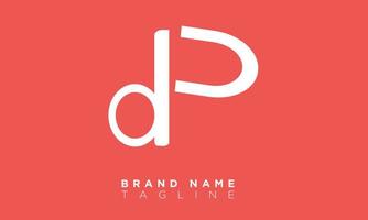 DP Alphabet letters Initials Monogram logo PD, D and P vector