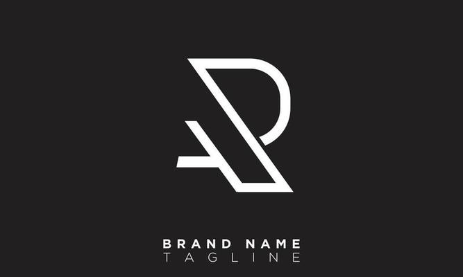 AR Alphabet letters Initials Monogram logo RA, A and R