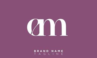 EM Alphabet letters Initials Monogram logo ME, E and M vector