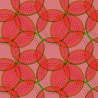 Summer seamless pattern with watermelons. Background backdrop banner packaging wrappers cover textiles. Vector