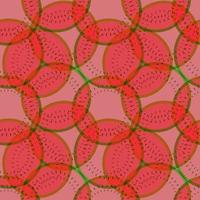 Summer seamless pattern with watermelons. Background backdrop banner packaging wrappers cover textiles. Vector