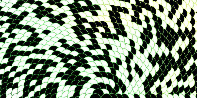 Dark Green, Yellow vector layout with circles.