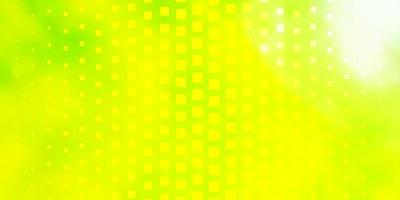 Light Green, Yellow vector background with rectangles.