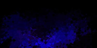 Dark Blue, Red vector backdrop with triangles, lines.