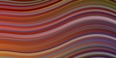 Light Multicolor vector pattern with curves.