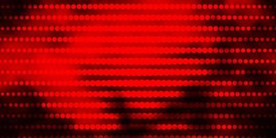 Dark Orange vector backdrop with circles.