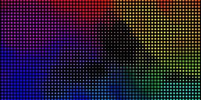 Light Multicolor vector texture with circles.