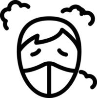 smog vector illustration on a background.Premium quality symbols.vector icons for concept and graphic design.