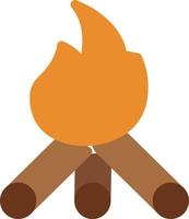 bonfire vector illustration on a background.Premium quality symbols.vector icons for concept and graphic design.