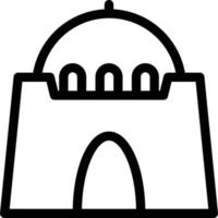 quaid tomb vector illustration on a background.Premium quality symbols.vector icons for concept and graphic design.