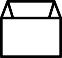 box vector illustration on a background.Premium quality symbols.vector icons for concept and graphic design.