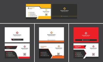 Creative Business Card Design Template vector