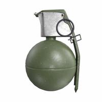 Grenade isolated on white background photo