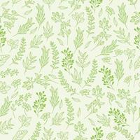 floral seamless pattern. leaf pattern vector