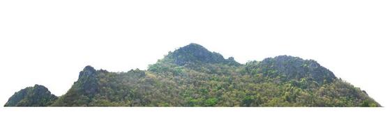 rock mountain isolate on white background photo